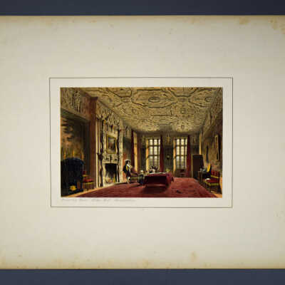 Mansions of England in Olden Times: Volume 4 - Aston Hall, Warwickshire. Drawing Room.