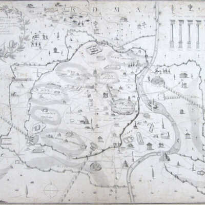Topographical Map of Rome