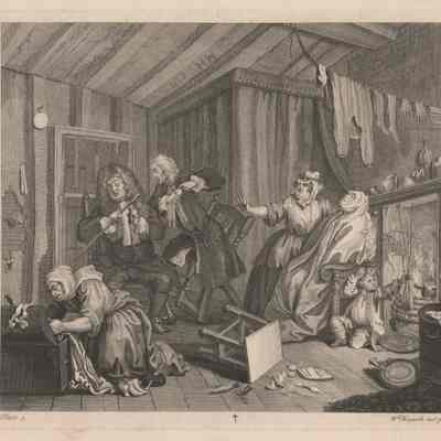 Harlot’s Progress: Plate 5