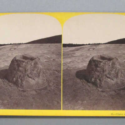 Stereograph: Yellowstone National Park, Hot Springs and Geysers