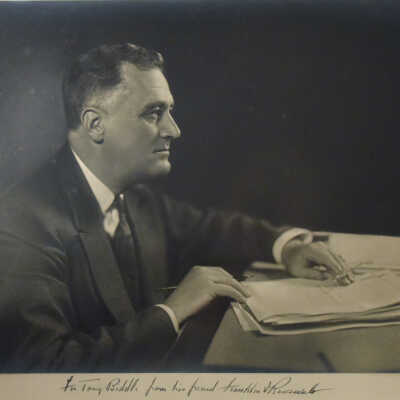 Photograph of Franklin D. Roosevelt