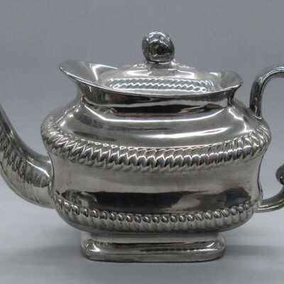 Silver Lustre Teapot