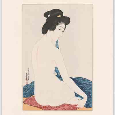 Woman after bath