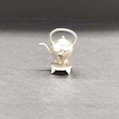 Miniature: Tea kettle and stand