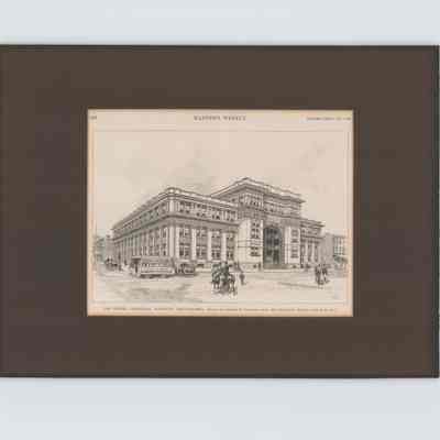 View of the Exterior of the Main Building - Harper's Weekly
