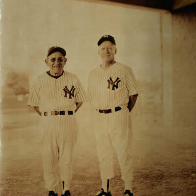 Yogi Berra & Whitey Ford, 2001, Tampa, Fla