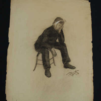 Seated Boy with Toothache