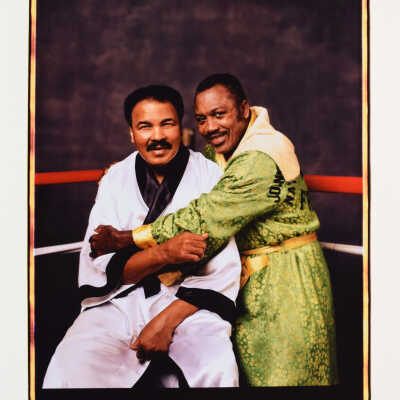 Ali and Joe Frazier Philadelphia, Pa - 10/2/2003, 2003