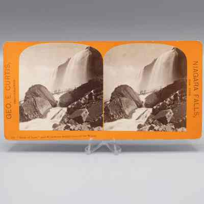 Stereograph: Rock of Ages and Whirlwind Bridge Cave of the Winds