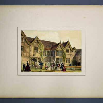 Mansions of England in Olden Times: Volume 1 - Ockwells, Berks. Front View.
