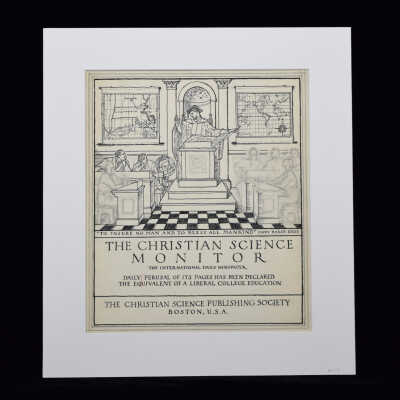 Drawing for Christian Science Monitor