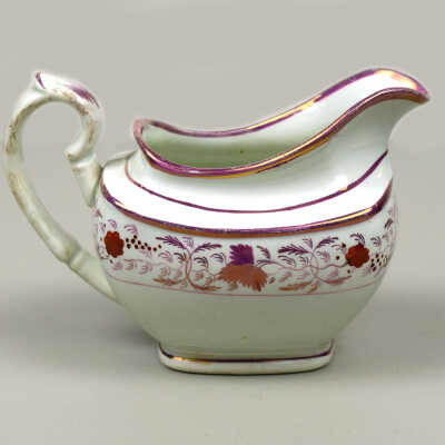 Pink Lustre Creamer