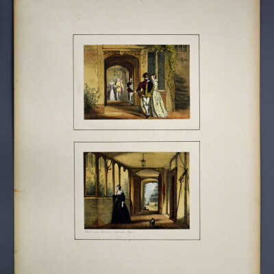 Mansions of England in Olden Times: Volume 1 - Ockwells, Berks. Porch and Corridor.