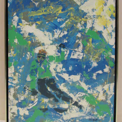 Abstract Skier