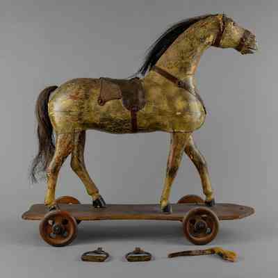 Toy Horse on Wheels