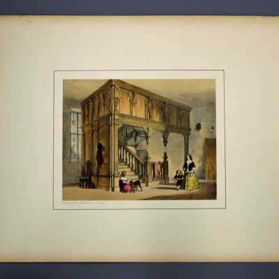 Mansions of England in Olden Times: Volume 1 - Wakehurst, Sussex. Staircase.