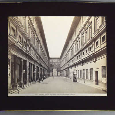 Florence- Uffizi Palace, Portico of the Uffizi (After Vasari's Design)