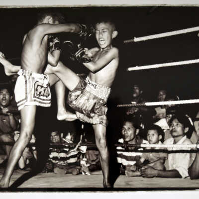 Kickboxing, Bangkok, Thailand, 1995