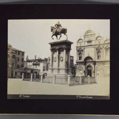 Venice- Campo di san Giovanni e Paola. Statue of Bartommeo Calleoni