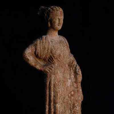 Reproduction of Tanagra Figurine