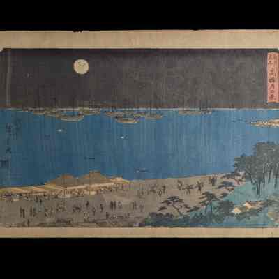 View of Takanawa in Moonlight