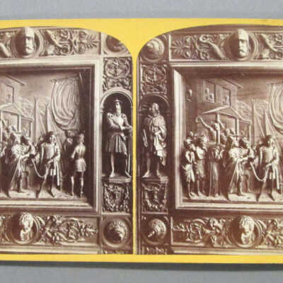Stereograph: The Admiral in Chains