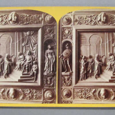 Stereograph: Columbus at the Court of Ferdinand and Isabella