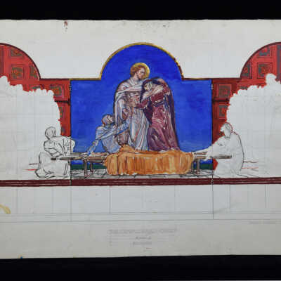 Study for Triptych: The Compassionate Christ: Symbol of Reunion