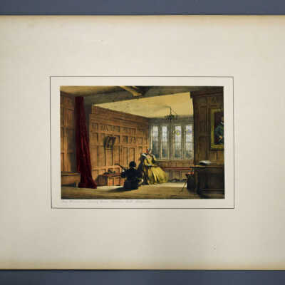 Mansions of England in Olden Times: Volume 1 - Haddon Hall, Derbyshire. Bay Window- Dining Room.