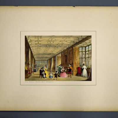 Mansions of England in Olden Times: Volume 1 - Haddon Hall, Derbyshire. Long Gallery.
