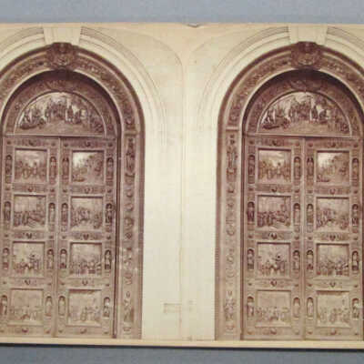 Stereograph: The Rogers Bronze Door