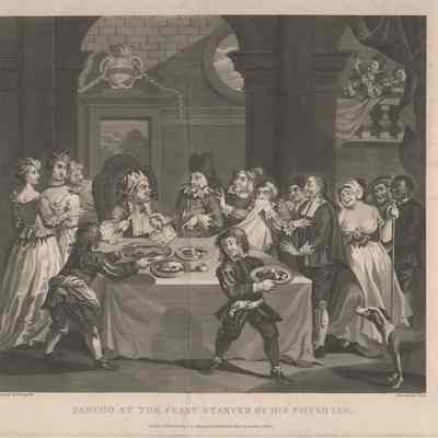Sancho at the Feast Starved by His Physician