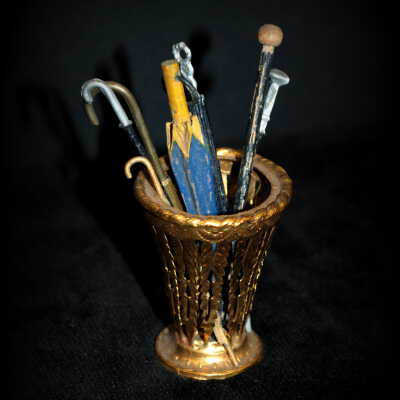 Miniature: umbrella holder
