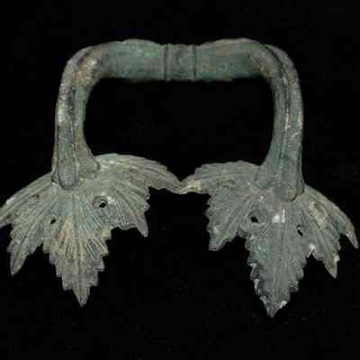 Pair of Bronze Handle