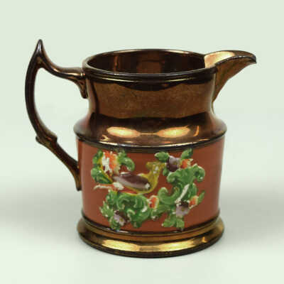 Copper Lustre Pitcher