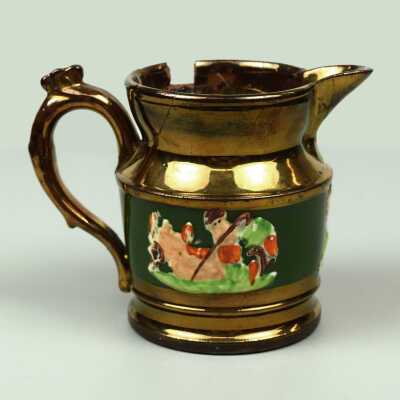 Copper Lustre Pitcher