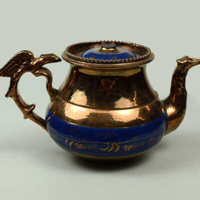 Copper Lustre Teapot