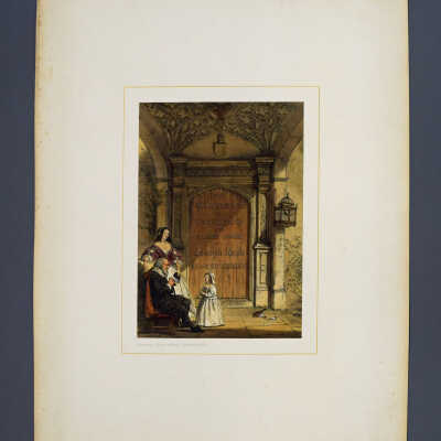 Mansions of England in Olden Times: Volume 2 - Combe Abbey, Warwickshire. Doorway.