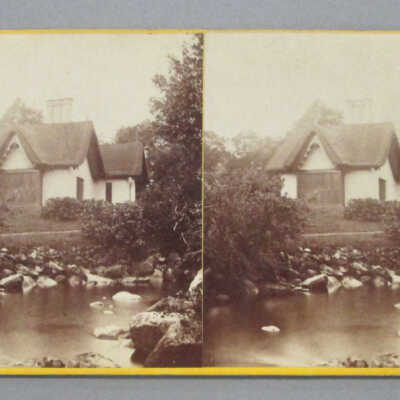 Stereograph: Cottage of Derrycunnihy