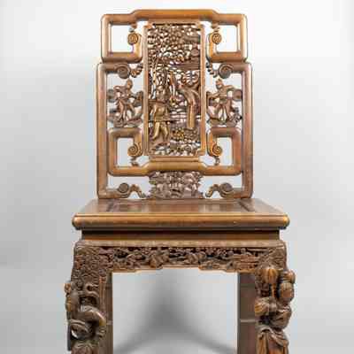Chinoiserie Side Chair
