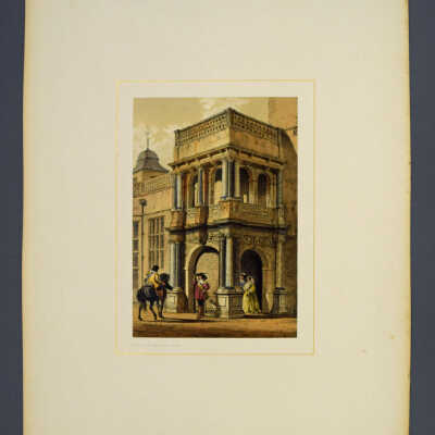 Mansions of England in Olden Times: Volume 2 - Audley End, Essex. Porch.