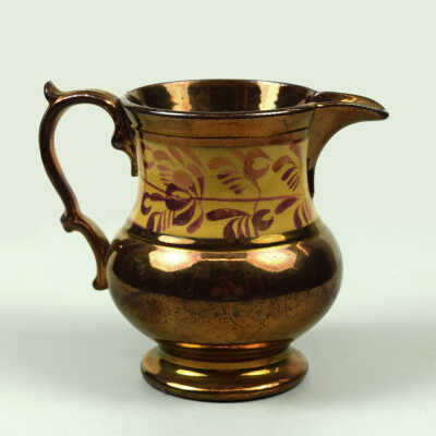 Copper Lustre Pitcher