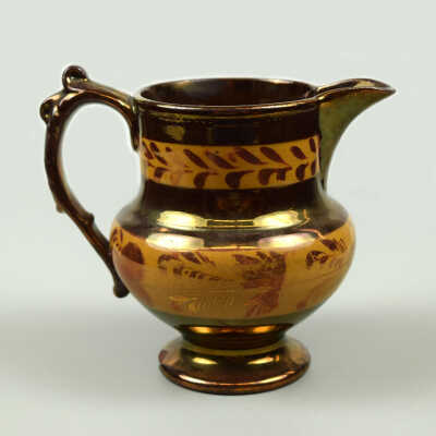 Copper Lustre Pitcher
