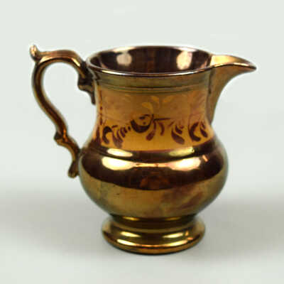 Copper Lustre Pitcher