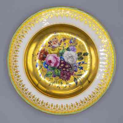 Plate with Flowers