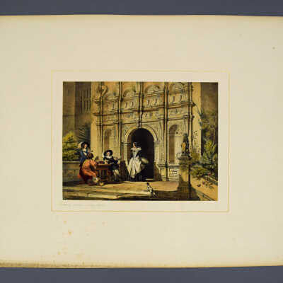 Mansions of England in Olden Times: Volume 2 - Wroxton Abbey , Oxon. Porch.