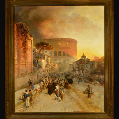 The Colosseum at Sunset