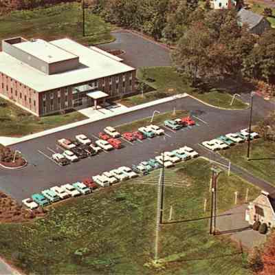 ARRL new HQ. Image from an undated postcard (not a QSL card), circa 1965.