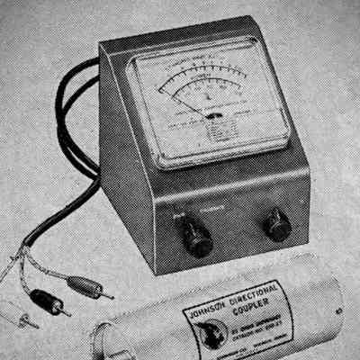 Indicator and coupler sold separately: Image: CQ, Aug 1957