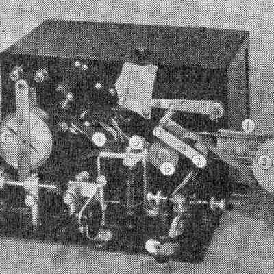 Figure 2. "Improved Master Teleplex." Note addition of bug style key.: Image: QST, May 1935
